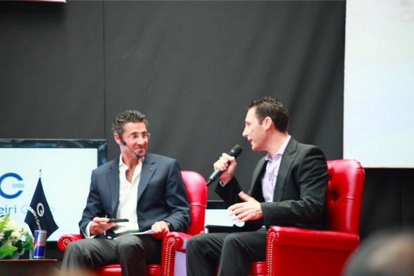 Felix Baumgartner at MENA Cristal Festival